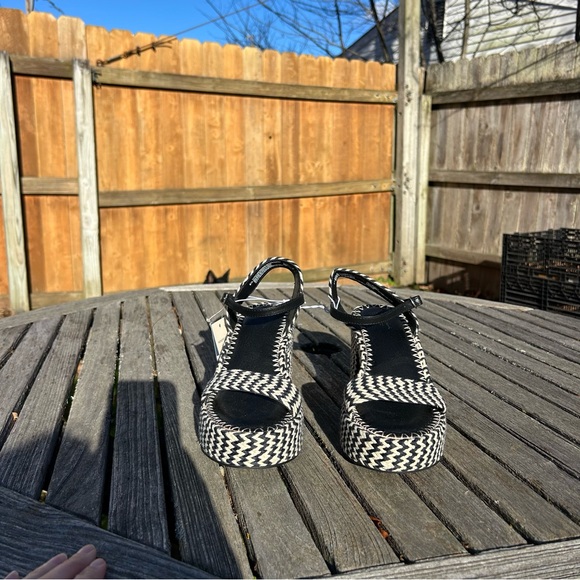 Women's Madeline Woven Platform Sandal universal thread size 8.5 whimsy summer - Picture 3 of 9